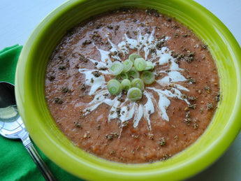 Simple Summer Gazpacho with Zaatar